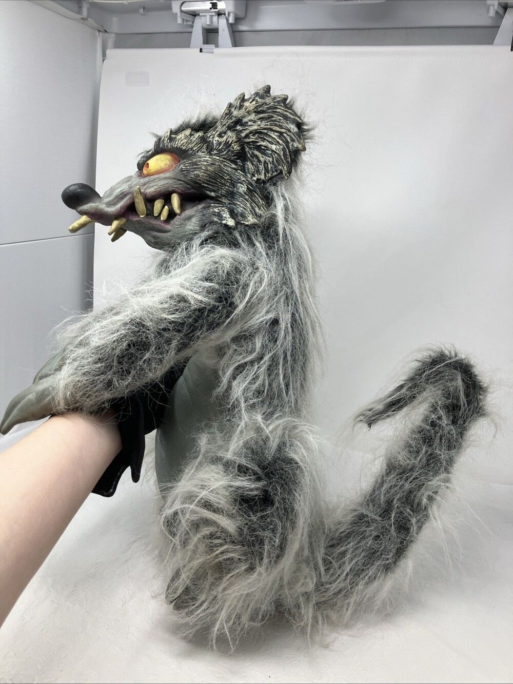 Zombie Rat Halloween Prop Monster Figure Vtg Plush 17” Paper Magic Group 2001